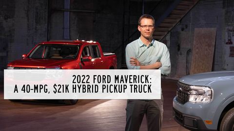 preview for 2022 Ford Maverick: A 40-mpg, $21K Hybrid Pickup Truck