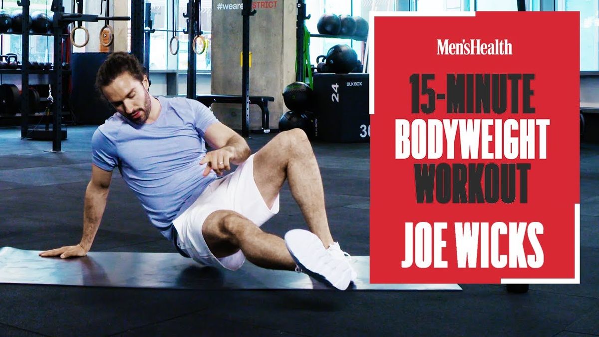 preview for Joe Wicks’ Follow Along 15-Minute 4-Move Bodyweight Burner Workout