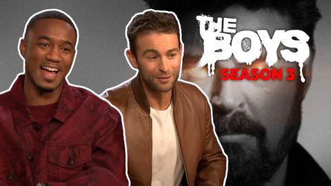 preview for The Boys stars Chace Crawford, Jessie T. Usher and boss Eric Kripke break down season 3 episodes 1-4