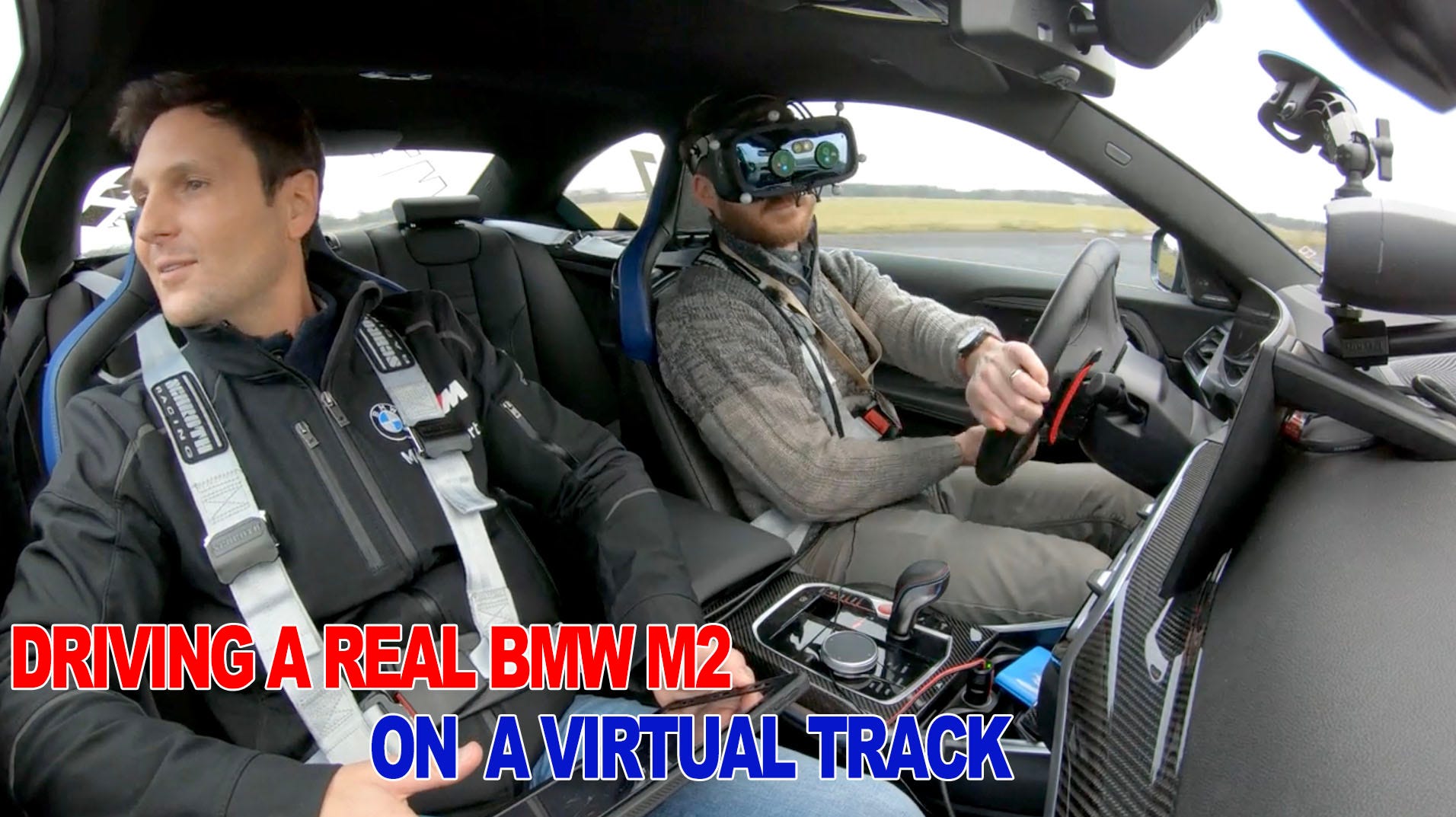 Video: I Drove a Real-Life BMW M2 on a Virtual Racetrack