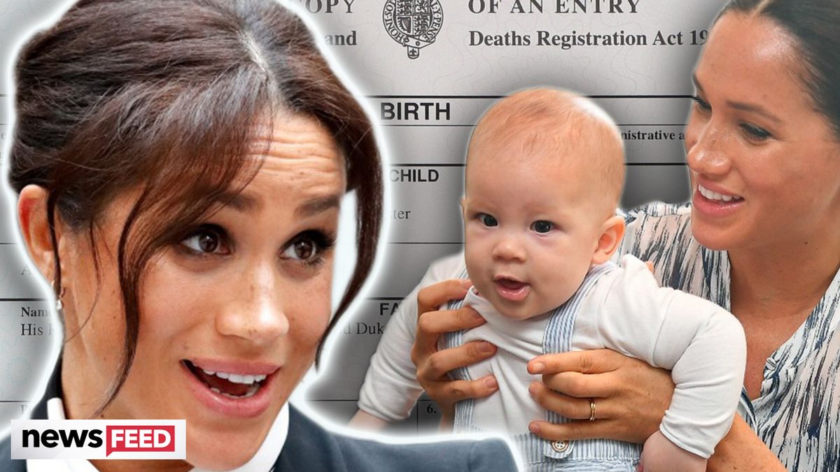 preview for Meghan Markle REMOVED From Son's Birth Certificate!