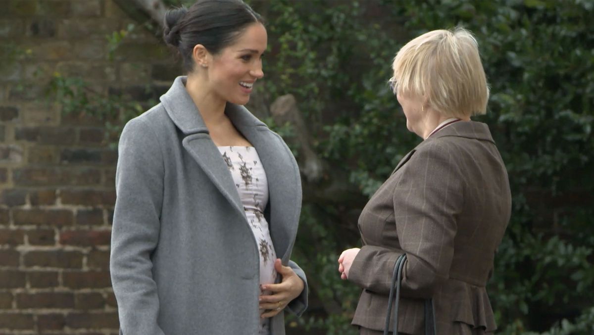 preview for The Duchess of Sussex arrives at the Royal Variety charity home