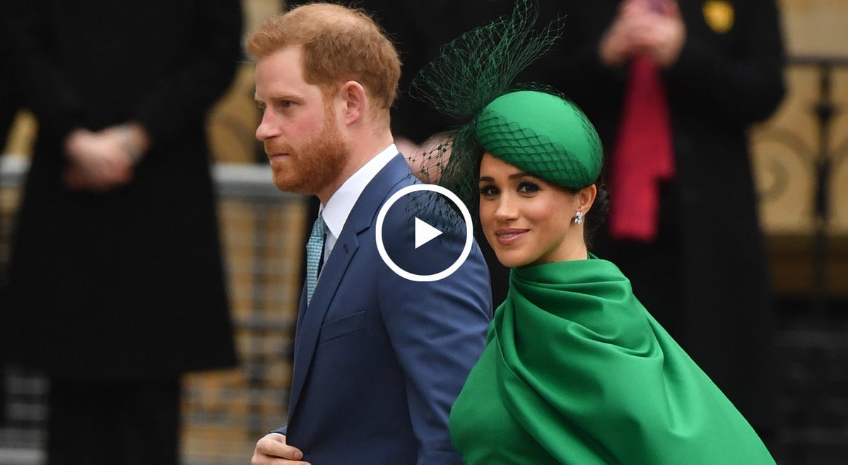 Harry y Meghan llegan al servicio religioso de la Commonwhealth 2020