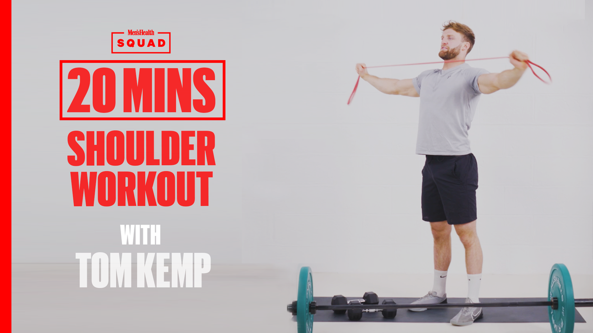 preview for 20-Minute Workout for Bigger, Stronger Shoulders with Tom Kemp | Men's Health UK