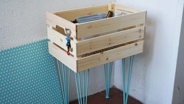 mesa auxiliar porta bebidas