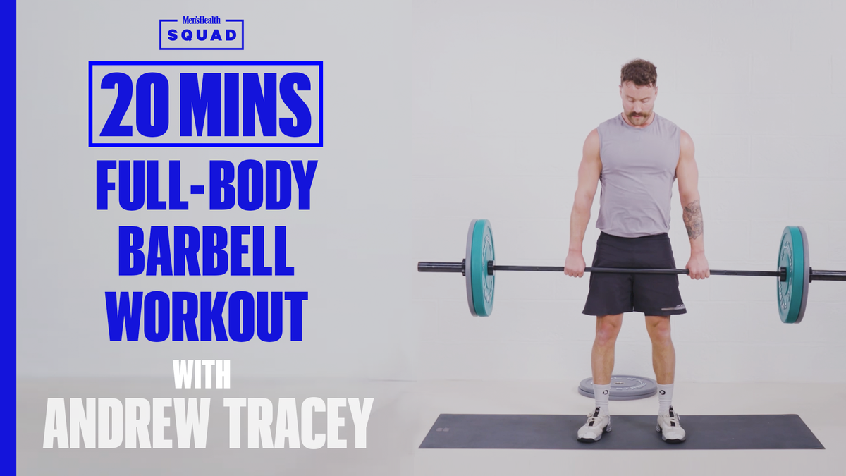preview for 20-Minute Full-body Barbell Workout with Andrew Tracey