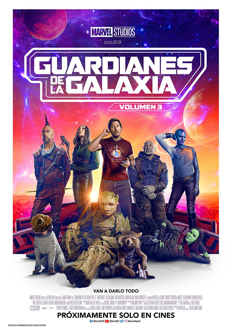 Guardianes de la Galaxia 3': fecha de estreno, tráiler, duración