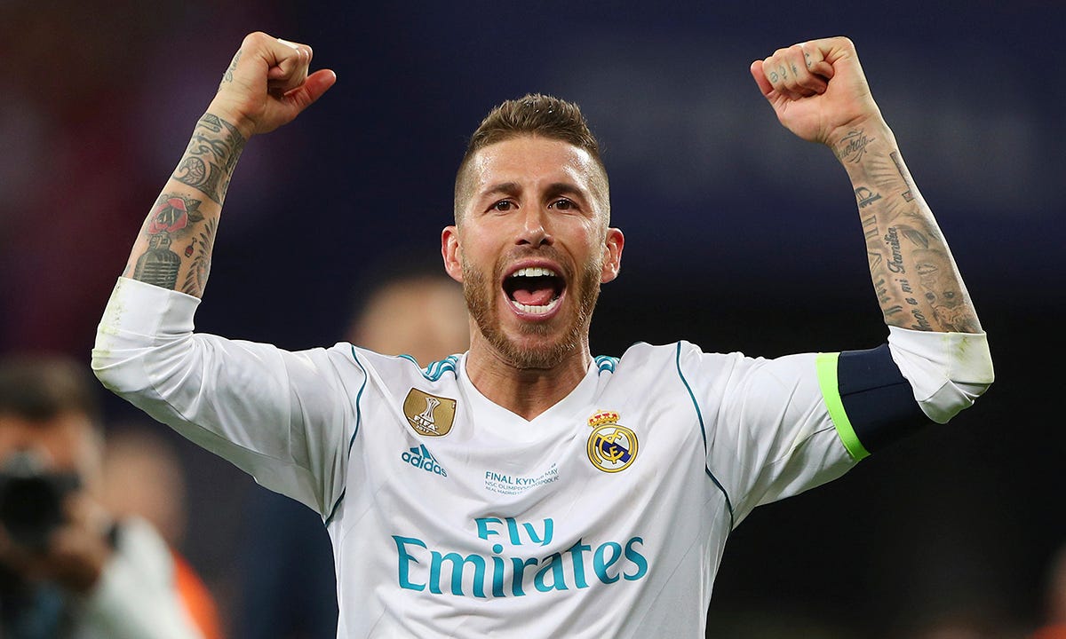 Sergio Ramos y sus llamativos cambios de look