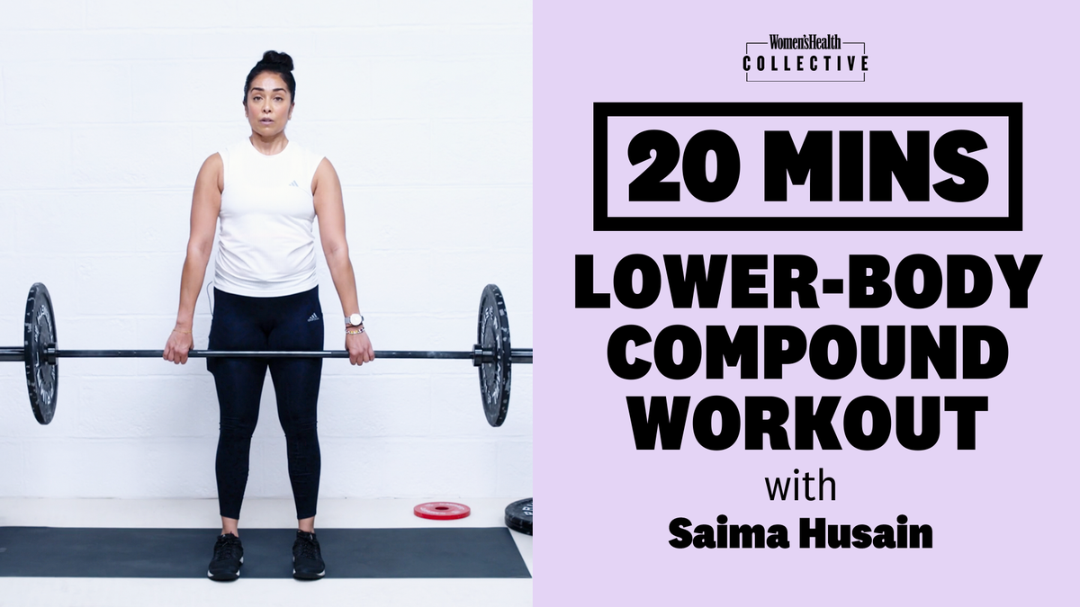 preview for Women's Health Collective: Saima Husain 20 Minute Lower-Body Workout