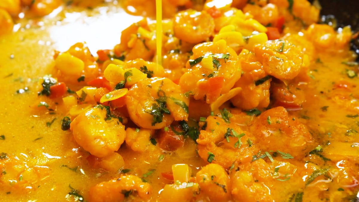 Video player poster image preview for Nelson German's Shrimp Criolla Is One Of The Most Versatile Dinners You Can Make
