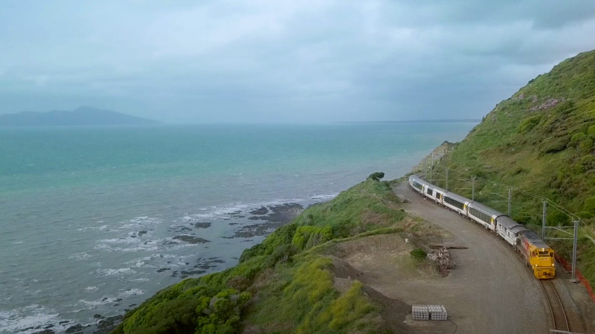 preview for This Cross-Country Train Ride is the Best Way to See New Zealand