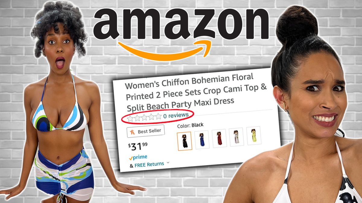 preview for Trying Amazon Bathing Suits with NO REVIEWS!! *first impressions*