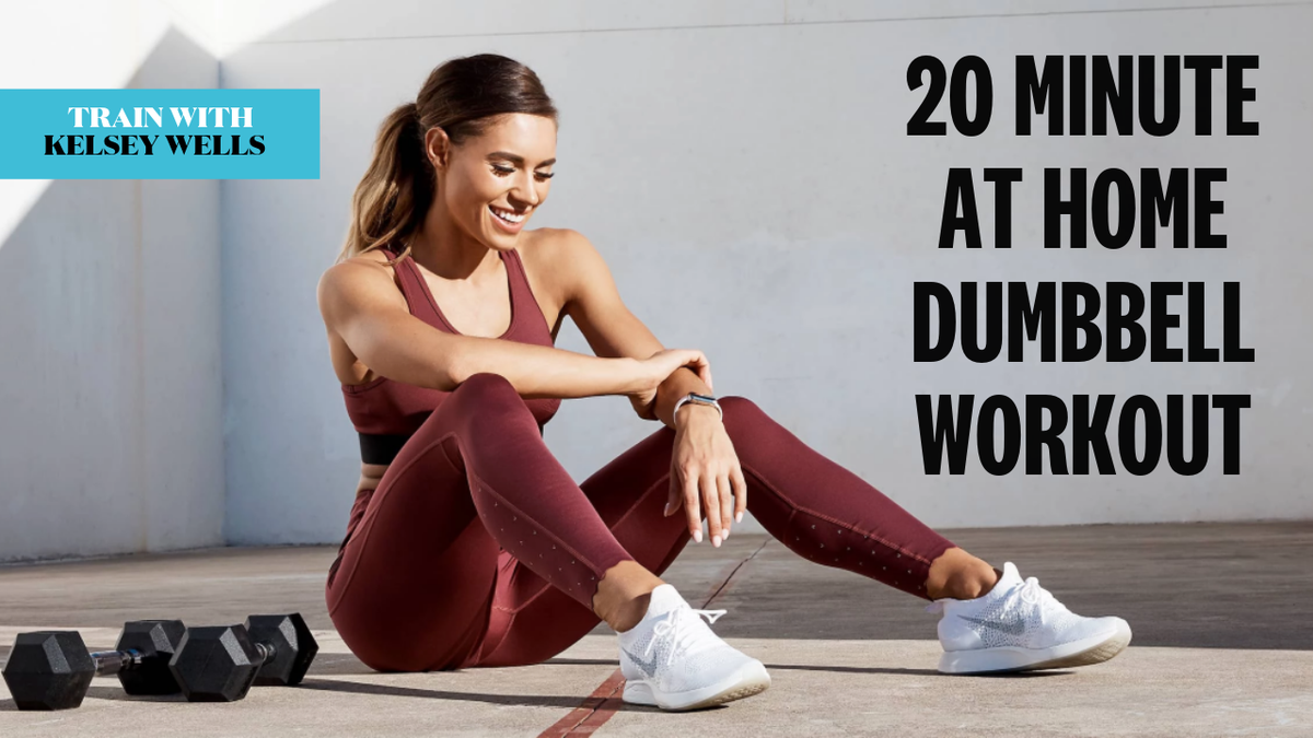 preview for 20 Minute at Home Dumbbell Workout with Kelsey Wells