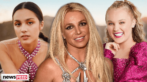 preview for Olivia Rodrigo & Jojo Siwa DETAIL Child Star Hardships & Relate to Britney Spears