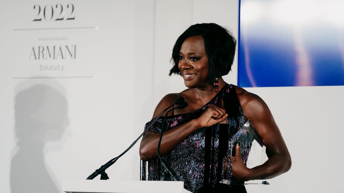 preview for Lashana Lynch presents Viola Davis with the Icon Award at Women of the Year 2022