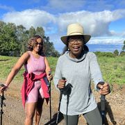 oprah and gayle hiking