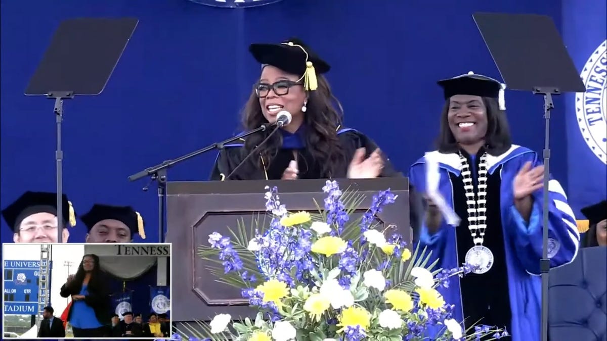 preview for Oprah's Commencement Speech at Tennessee State University