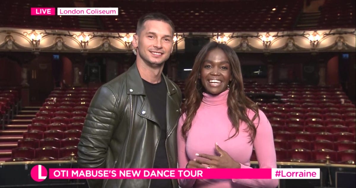 preview for Oti Mabuse Marius Lepure Lorraine ITV interview