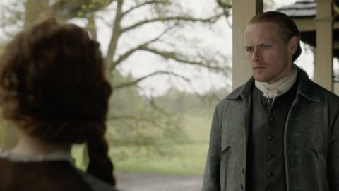 preview for Jamie and Brianna Share a Father-Daughter Moment in an Exclusive New <i>Outlander</i> Clip