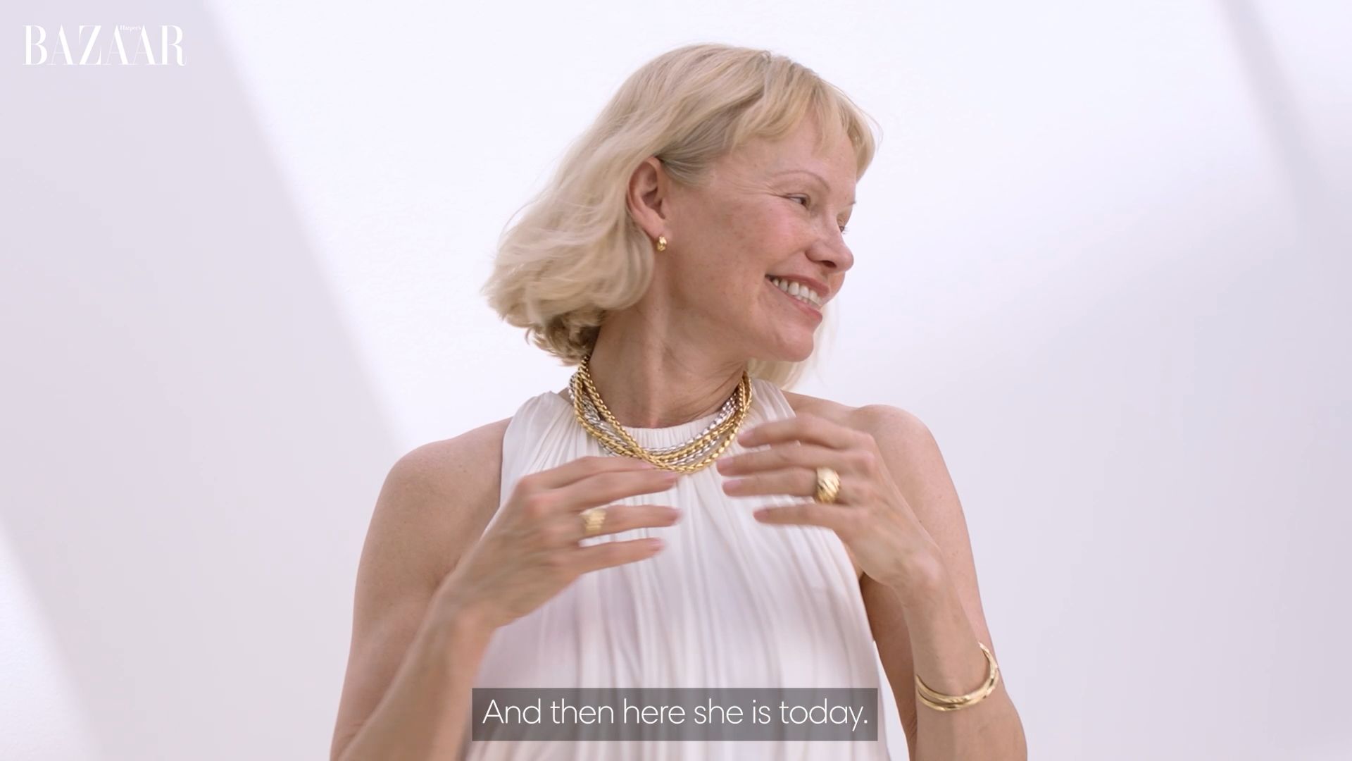How Pamela Anderson's Simple, Cool Style Inspired Her Latest Photo Shoot with Harper's Bazaar UK