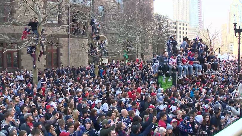 New England Patriots' Super Bowl victory parade held in Boston