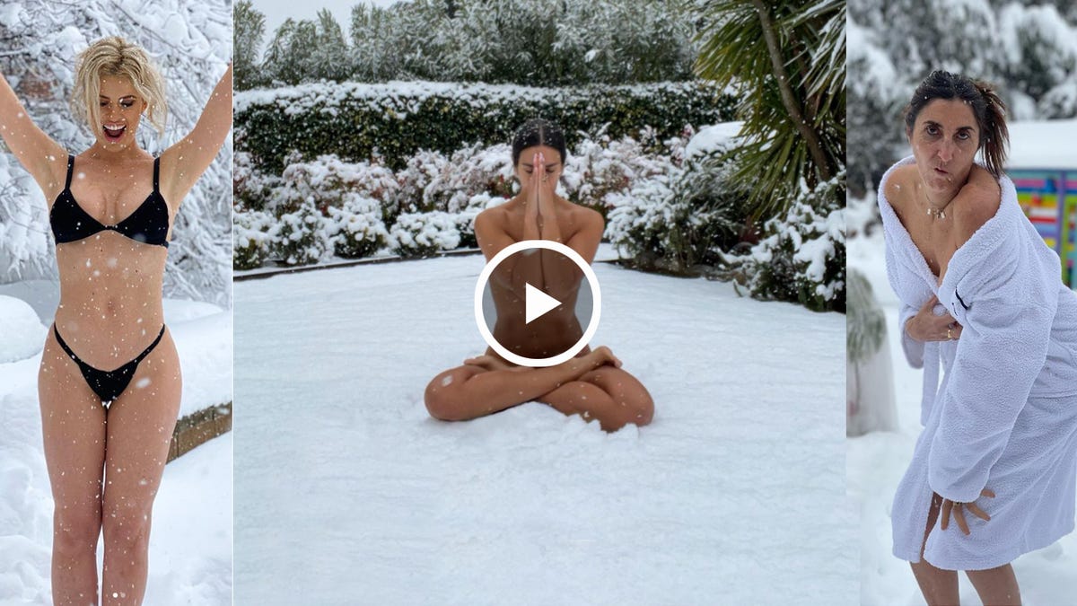 Estos famosos no temen al frío...¡Y se despelotan! famosos desnudos en la nieve