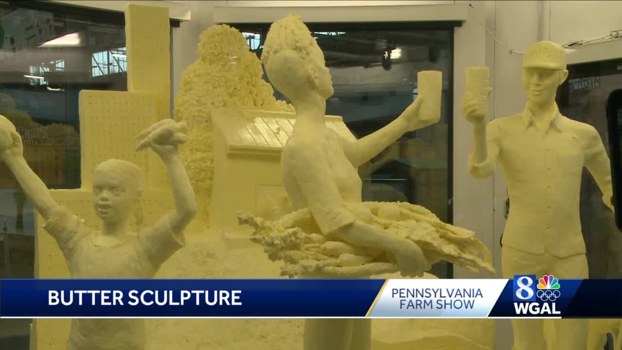 Butter sculpture unveiled at 2022 Pa. Farm Show