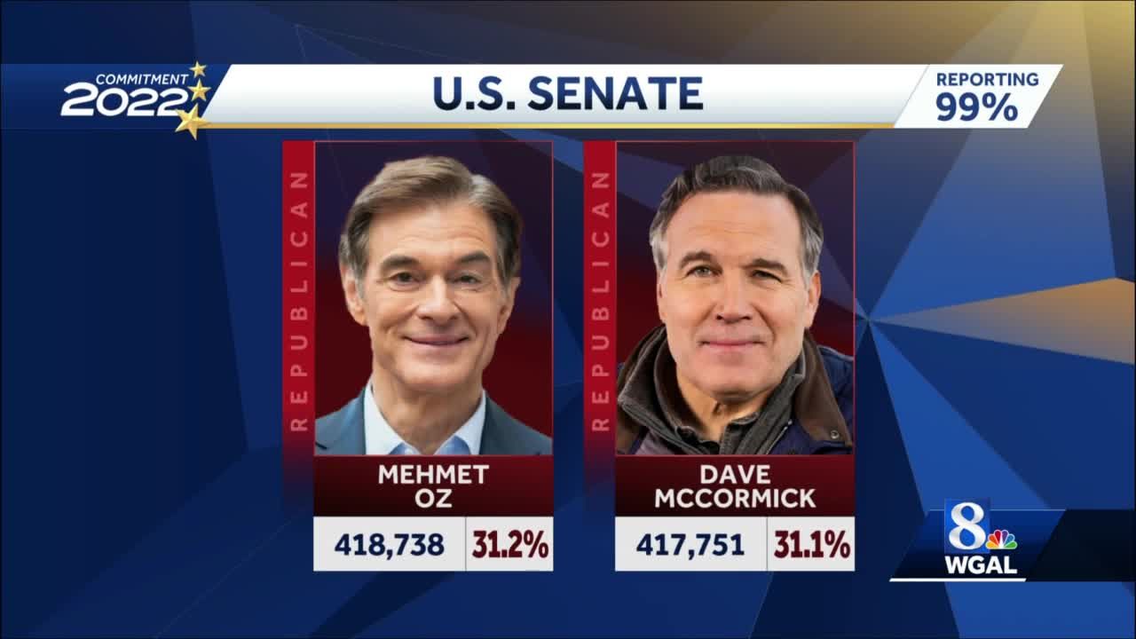 Updated vote totals in Pennsylvania US Senate race due by the end of Tuesday, May 24