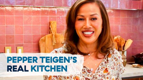 preview for Pepper Teigen Shows Us Her Home Kitchen