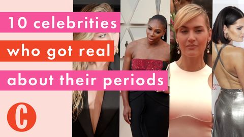 preview for 12 celebrities who got real about their periods