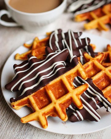 receta gofres de calabaza y chocolate