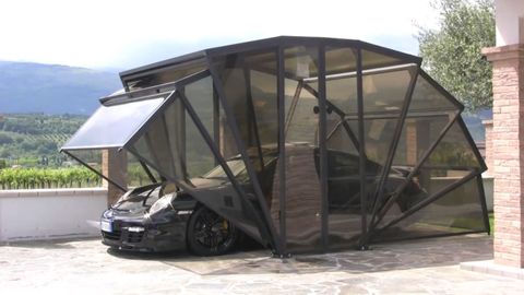 preview for This Foldable Garage Will Make Your Neighbors Envious