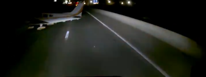 Dashcam captures moment after emergency landing on I 70