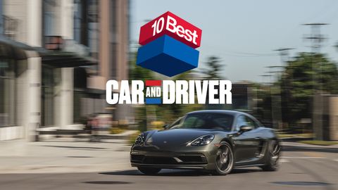 preview for 2023 Porsche 718 Boxster and Cayman: Car and Driver 10Best