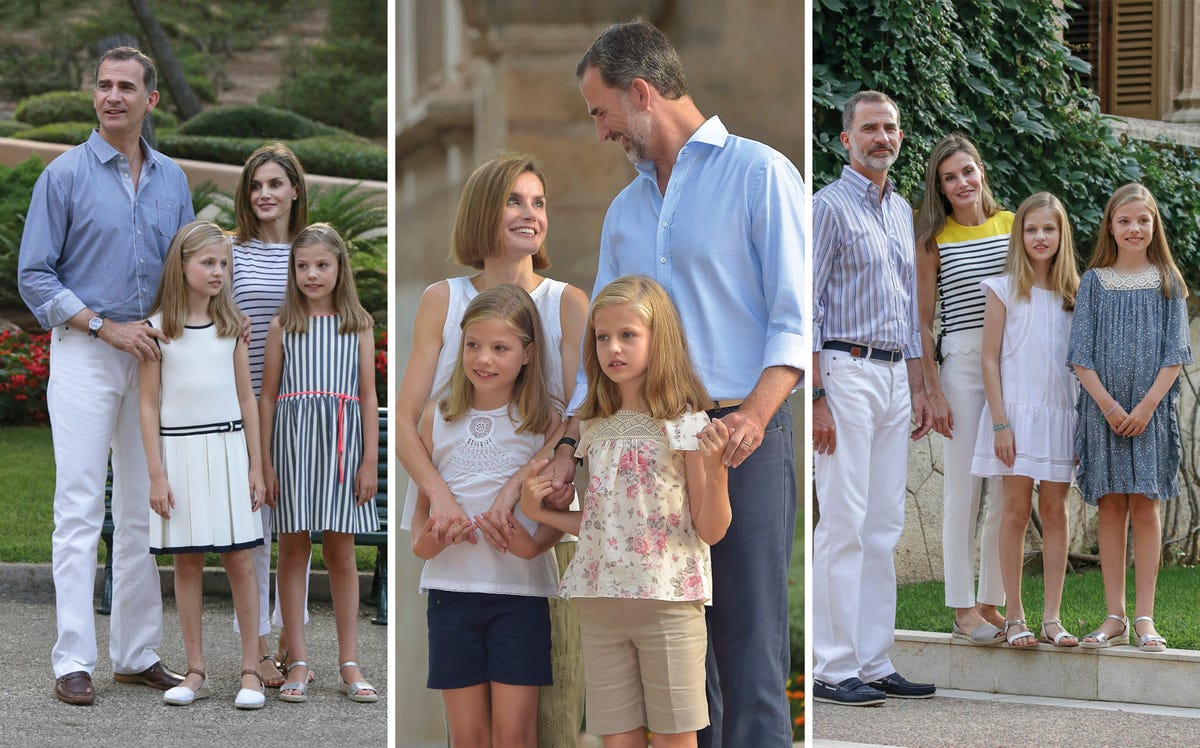 Leonor y Sofía, sus posados en Mallorca desde 2014