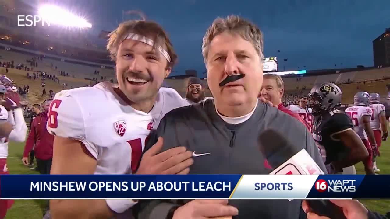 What did Eagles' Backup QB Gardner Minshew say about Mike Leach?