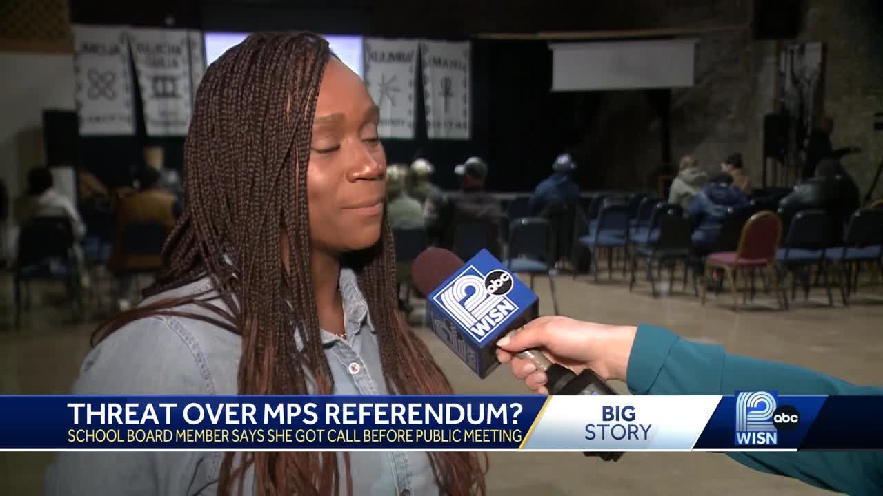 MPS school board member receives threat before referendum town hall