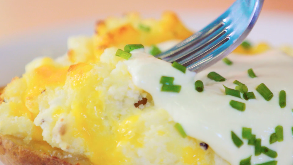 best way to make baked potato
