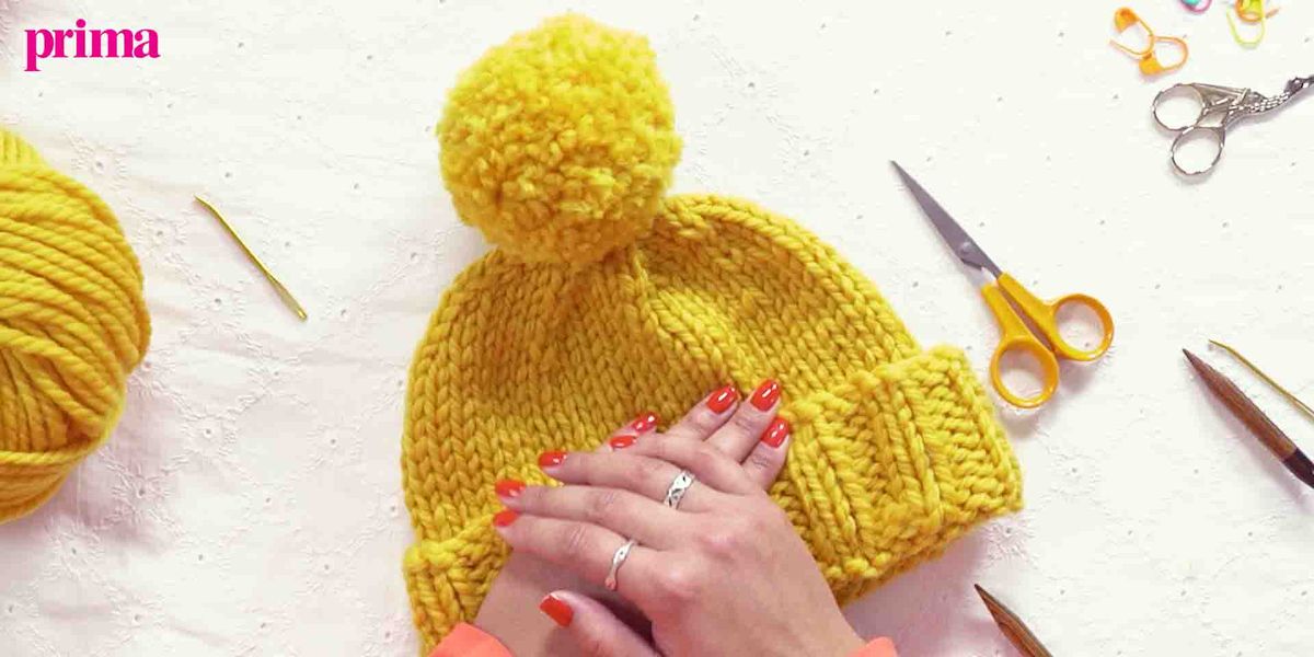 How to knit a hat with our video tutorial