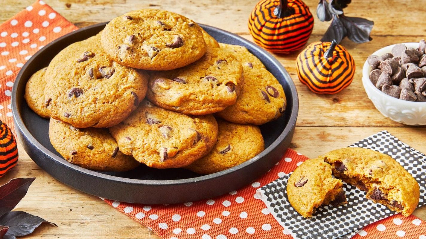 Pumpkin Butter Chocolate Chunk Cookies