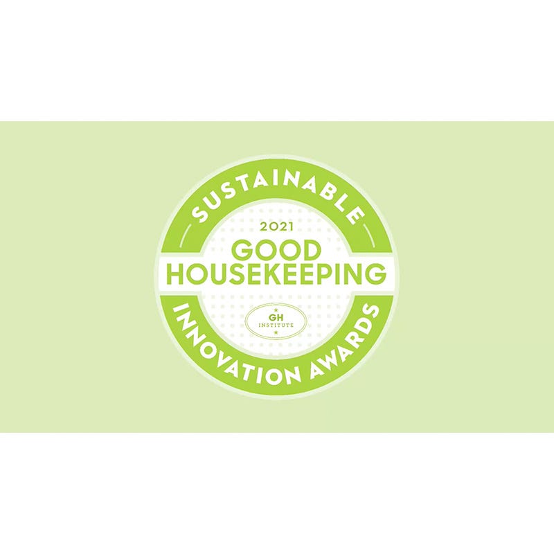 good housekeeping and made safe raise the green bar sustainability summit 2021 logo with speaker headshots
