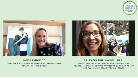 preview for Raise The Green Bar Sustainability Summit 2021 Trend Report with Jane Francisco and Dr. Katharine Hayhoe