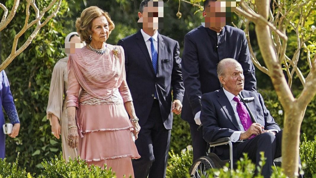 Los reyes eméritos, juntos de boda en Jordania los reyes juan carlos y sofía