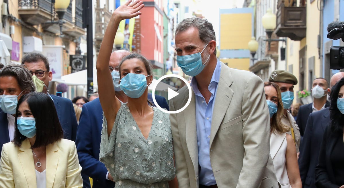 los reyes felipe y letizia en tenerife