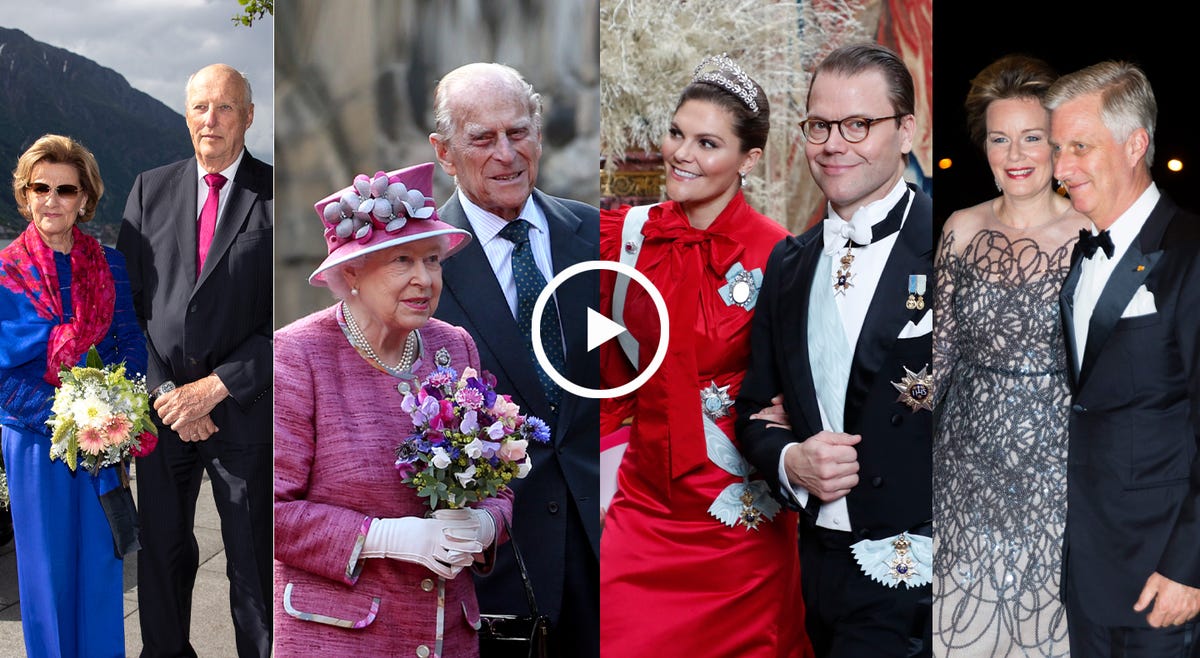 Realeza, Reyes confinados, confinamientos, confinados en palacio, Reyes de Inglaterra, reyes de España, reyes de Noruega, Reyes de Bélgica, Reyes de Dinamarca