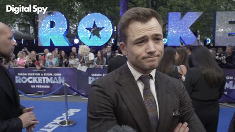 preview for Taron Egerton honoured to star in Rocketman - Red Carpet Interview