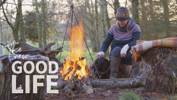 the new good life how to build a campfire