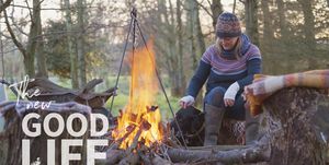 the new good life how to build a campfire