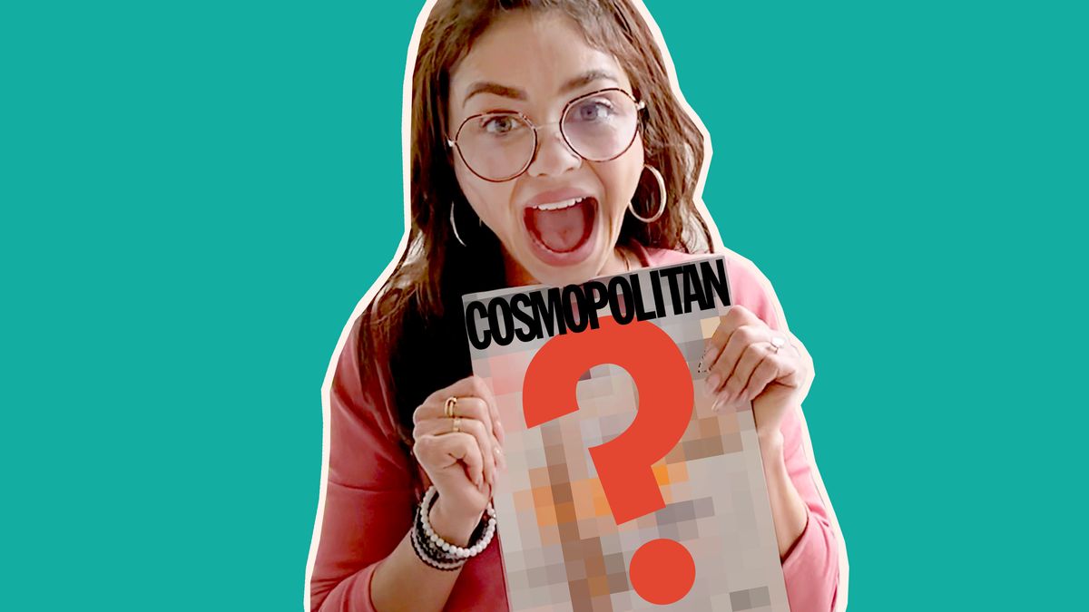 preview for COVER REVEAL: Sarah Hyland and Wells Adams Totally Flip Out Over Her Cosmo Cover 😍| Cosmopolitan