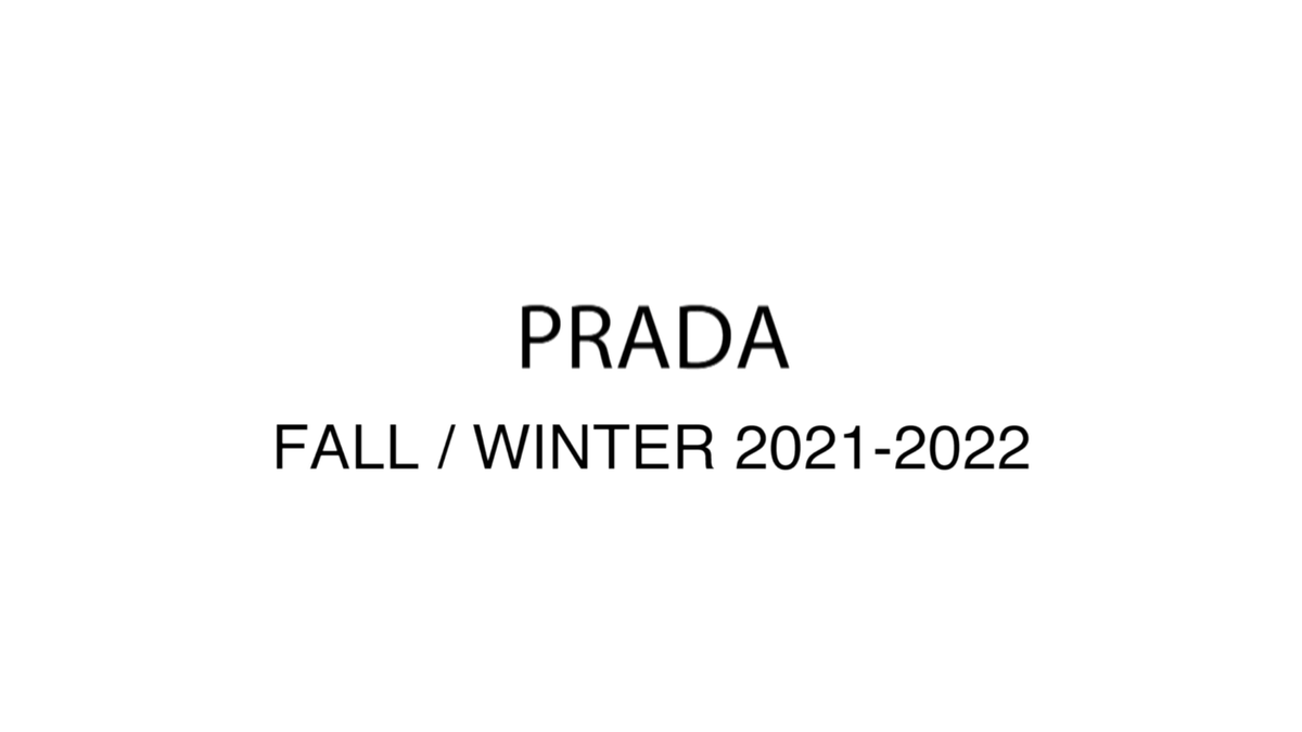 preview for Prada Fall/Winter 2021-2022